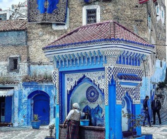 The main sqaure of Chefchaouen fountain